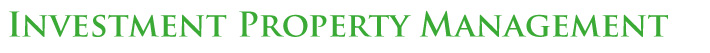 INVESTMENT PROPERTY MANAGEMENT